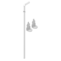 MODULAR SOLUTIONS DOOR PART&lt;br&gt;24&quot; CANE BOLT W/ HARDWARE